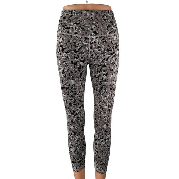 Athleta Women's Multicolored Abstract High Rise Activewear Yoga Leggings Pants S - Picture 1 of 3